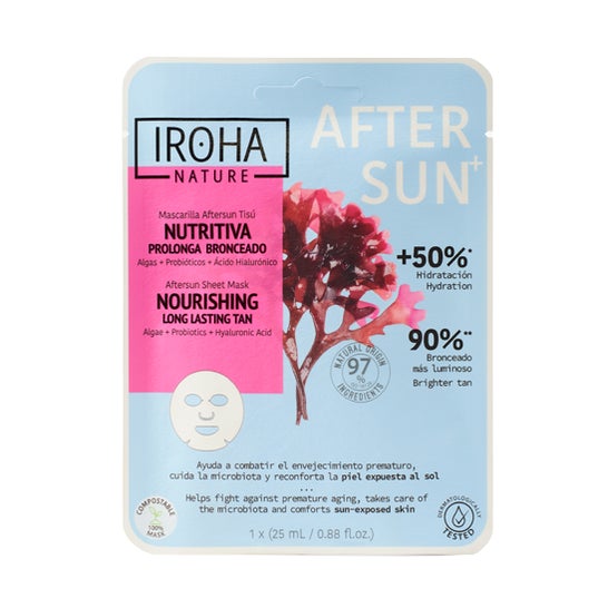 Iroha Nature Mascarilla Aftersun Tisú Nutritiva 1ud