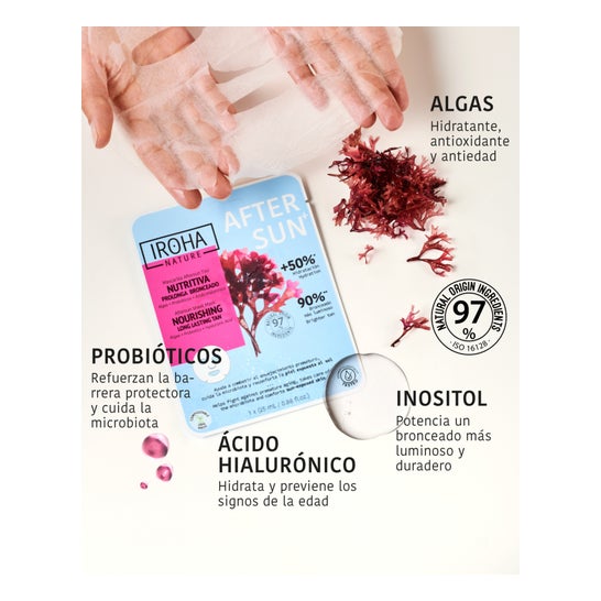 Iroha Nature Mascarilla Aftersun Tisú Nutritiva 1ud