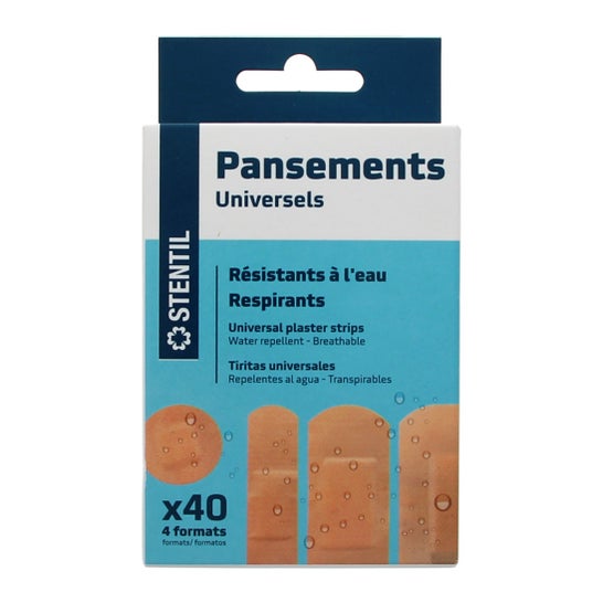 Stentil Apósito Universal Waterproof 40 uds