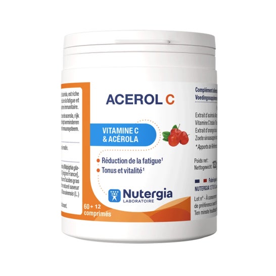 Nutergia Acerol-C 60+12comp