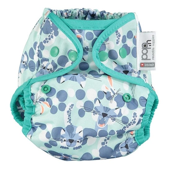 Close Cobertor Pañal Pop in Snow Leopard 1ud