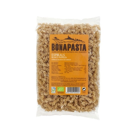 Bonapasta Espirales Blancos de Espelta Eco 500 g