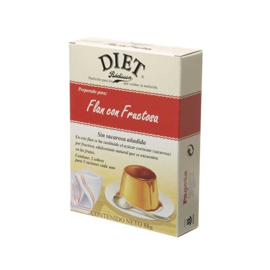 Diet Radisson Flan de Vainilla con Fructosa Bio 88 g