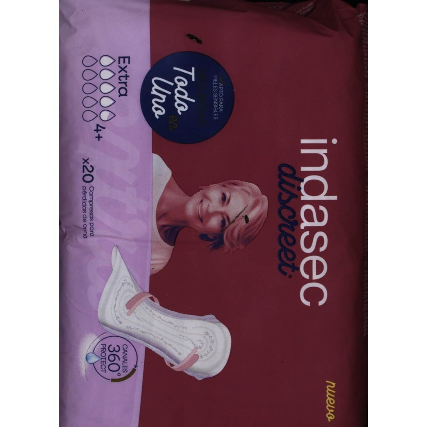 Indasec® Discreet MicroSec extra 20uds