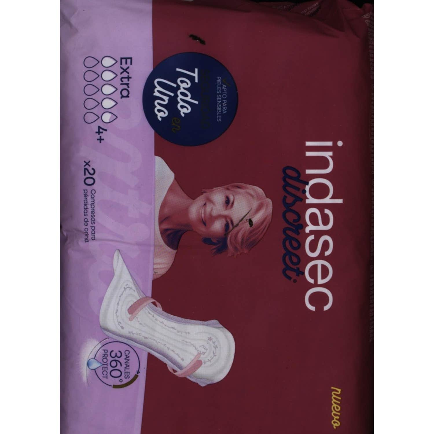 Indasec® Discreet MicroSec extra 20uds