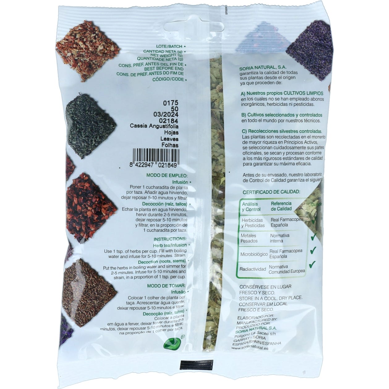Soria Natural Infusion Sen Hojas 30g