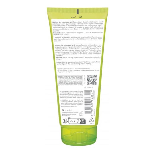 Bioderma Sébium Gel Moussant Actif 200ml