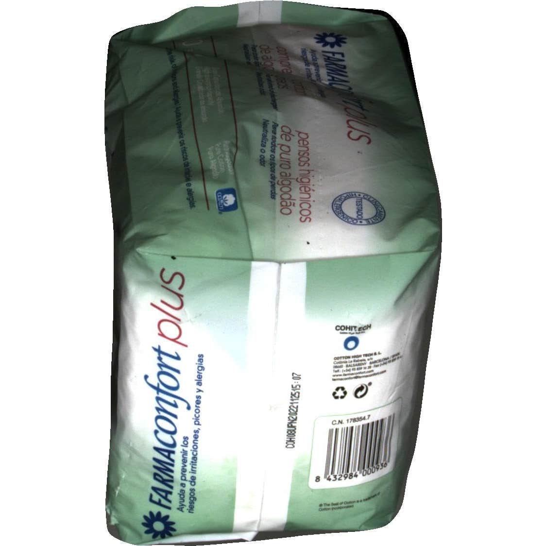 Farmaconfort Plus compresas súper algodón 10uds