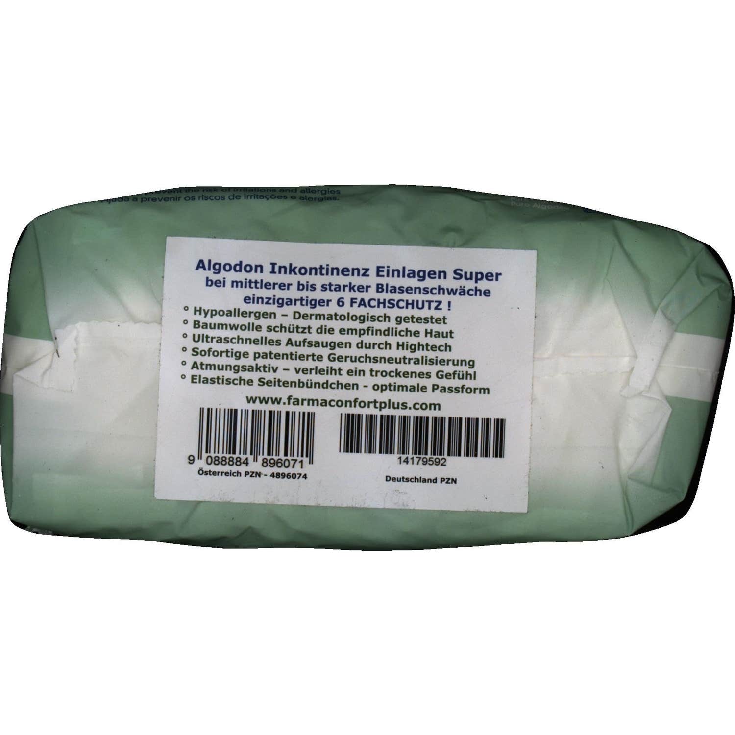 Farmaconfort Plus compresas súper algodón 10uds