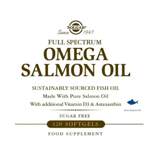 Solgar Full Spectrum Omega Salmon Oil 120 perlas