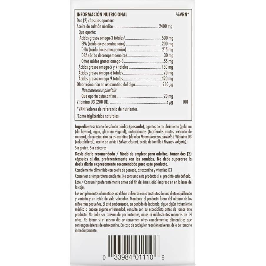 Solgar Full Spectrum Omega Salmon Oil 120 perlas