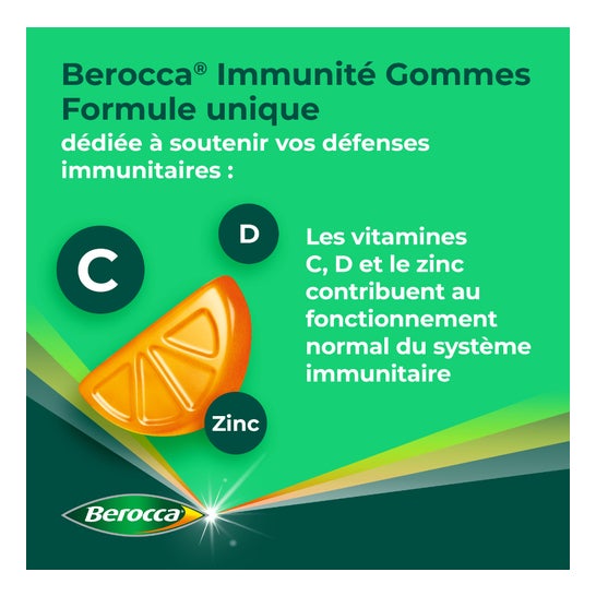 Berocca Immunité gummies Naranja 60 uds