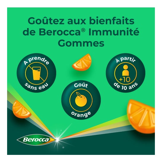 Berocca Immunité gummies Naranja 60 uds