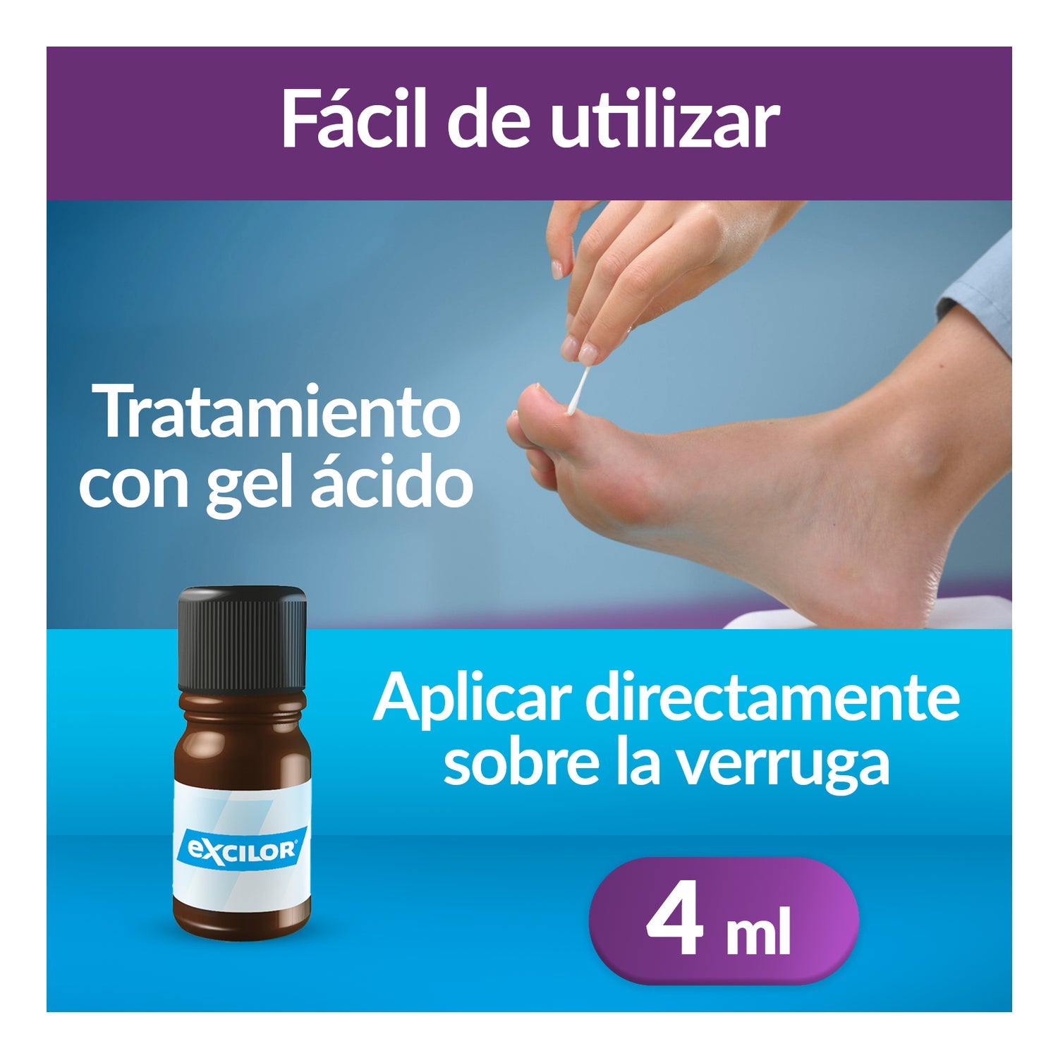 Excilor Gel Antiverrugas 4ml