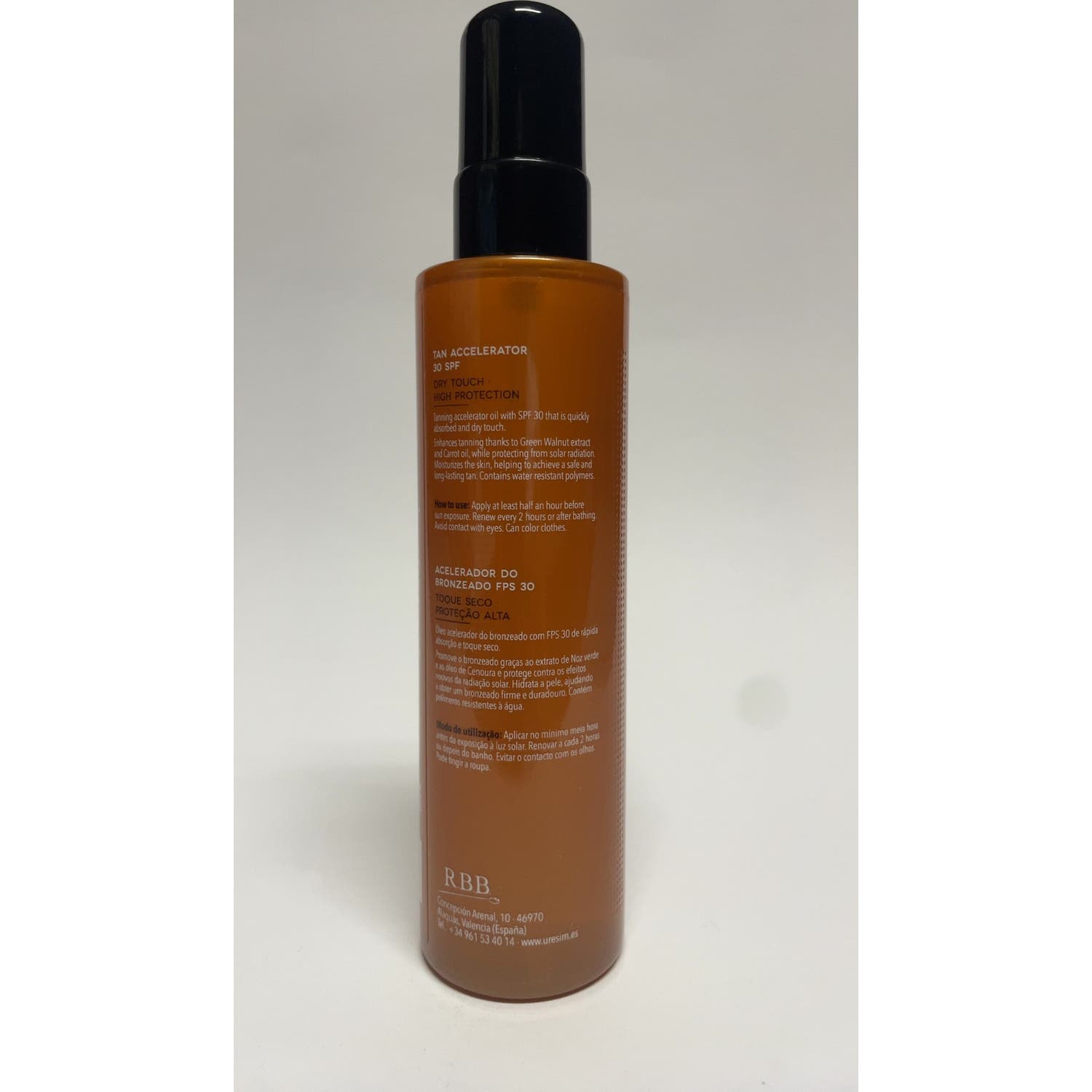 Uresim Acelerador Del Bronceado 30 Spf Spray 200ml