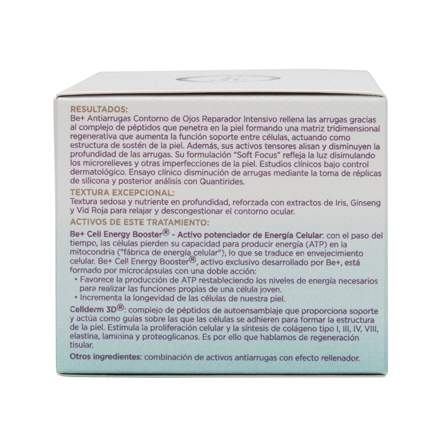 Be+ cuidado antiarrugas contorno de ojos reparador intensivo 15ml
