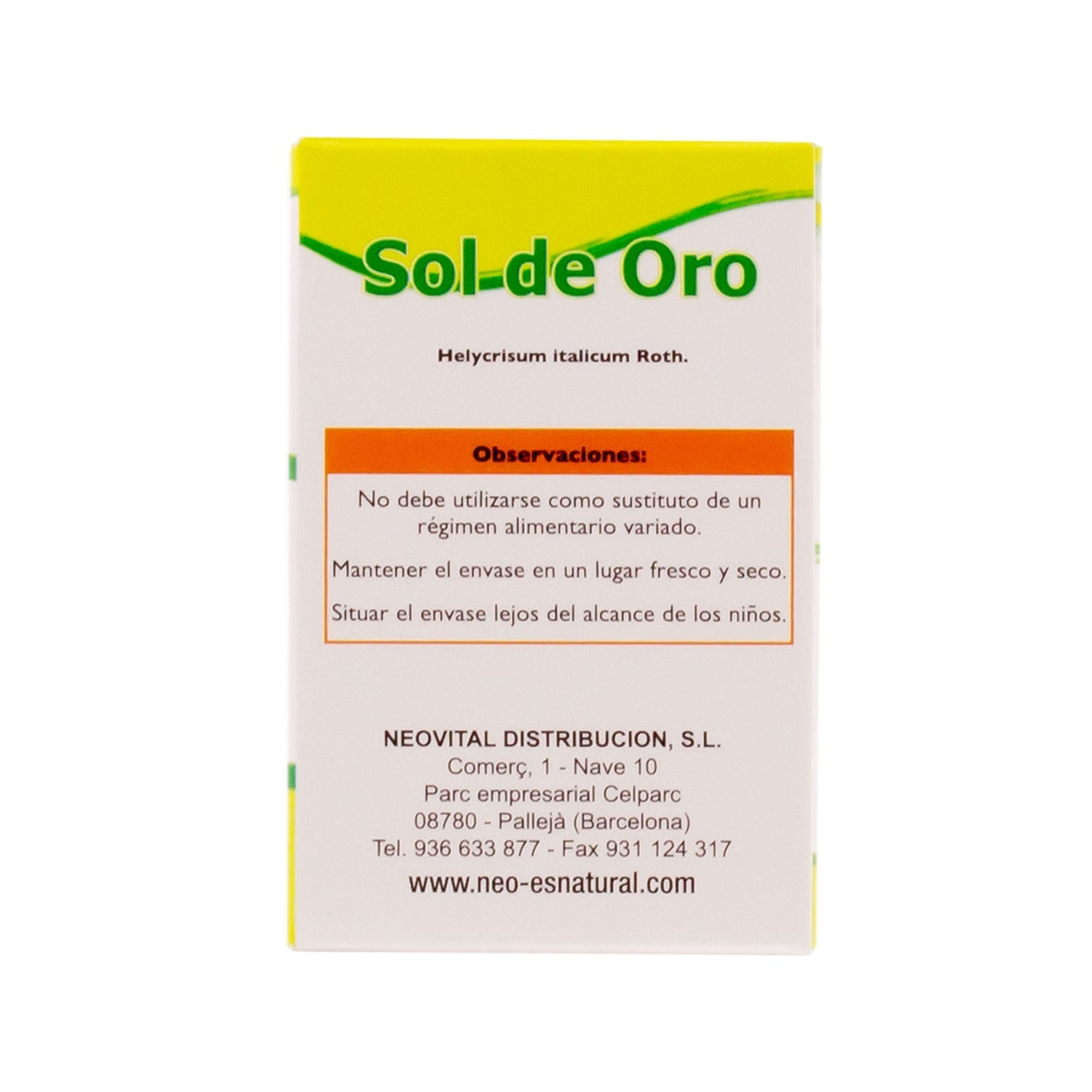 Neo Sol De Oro 45cáps