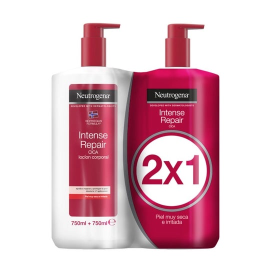Neutrogena® Duplo Loción Corporal Intensa Piel Sensible 2x750 ml