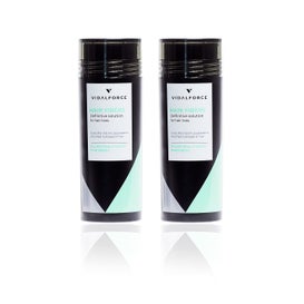 Vidalforce Pack Hair Fibers Keratin Microfibers Hair Loss Light Gray 2x30 g