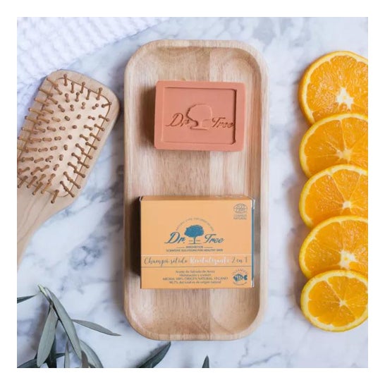 Dr Tree Champú Sólido 2 en 1 Revitalizante 75 g