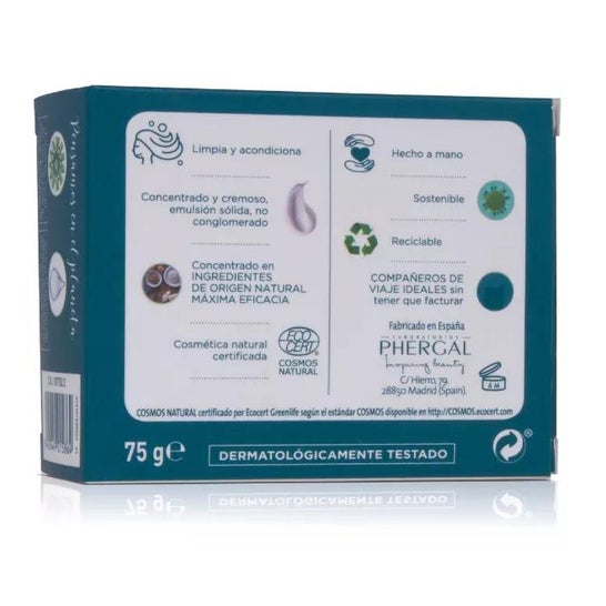 Dr Tree Champú Sólido 2 en 1 Revitalizante 75 g