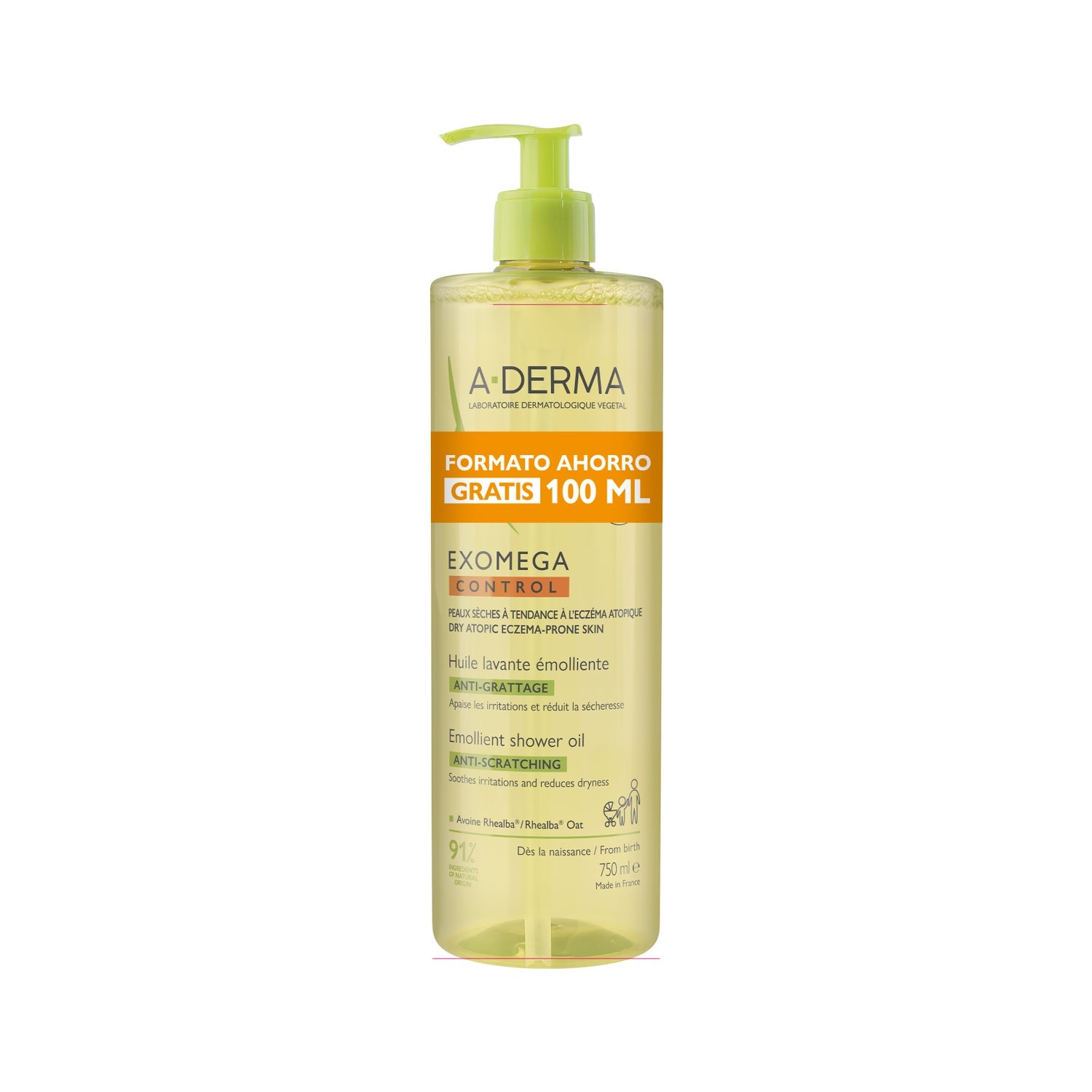 A-Derma Exomega Control Aceite Limpiador 750ml