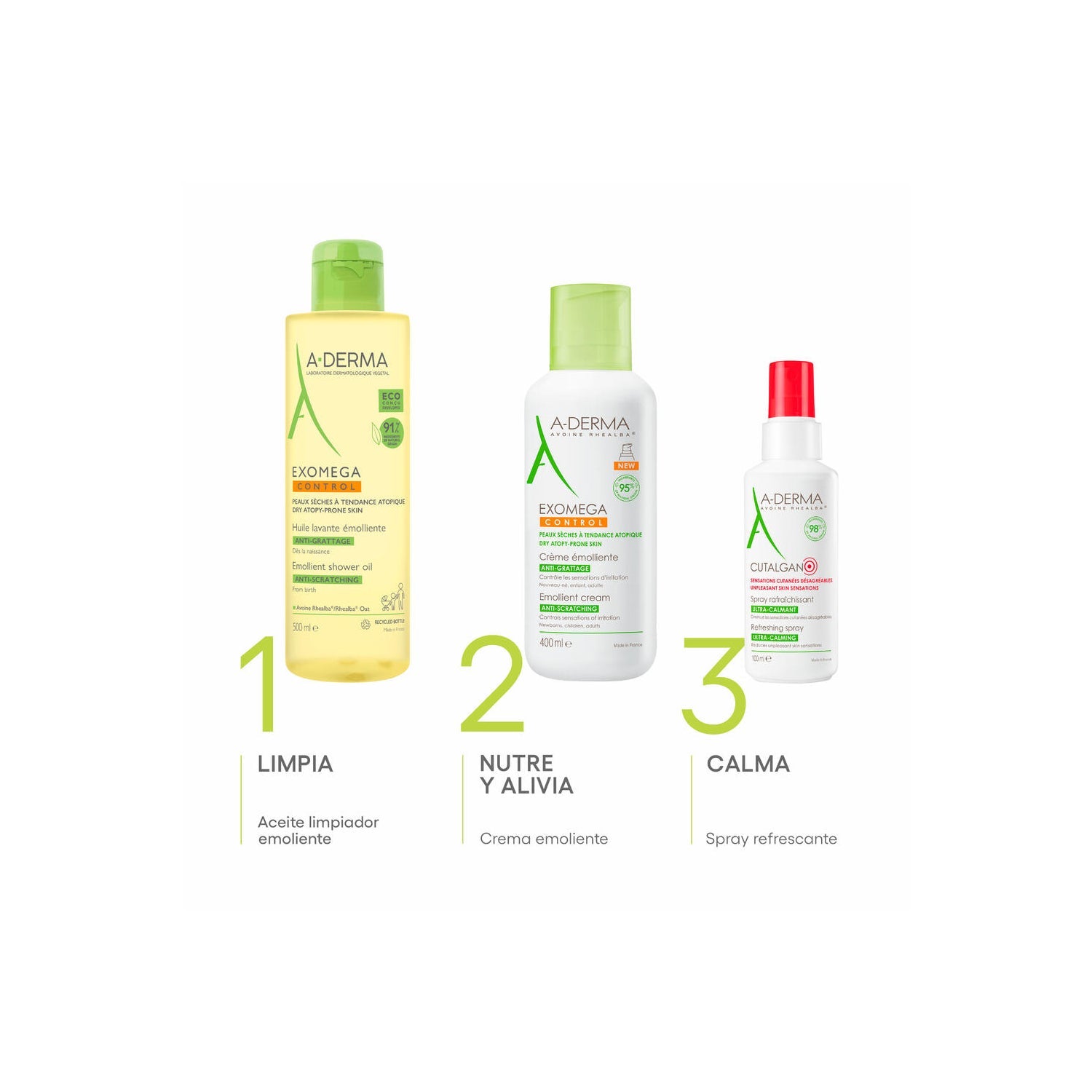 A-Derma Exomega Control Aceite Limpiador 750ml