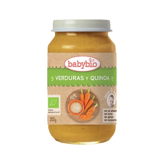 Babybio Tarrito Ecológico de Verduras y Quinoa 200 g