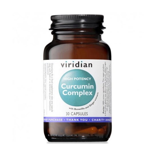 Complejo de curcumina Viridian 30 cápsulas