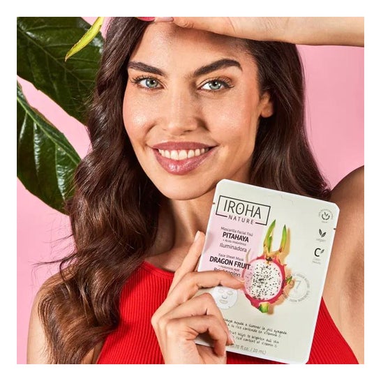 Iroha Nature Mascarilla Facial Tisú Iluminadora Pitahaya 20ml