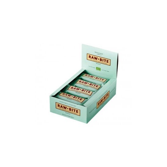 Rawbite Pack Barritas Ecológicas de Cacahuetes 12X50g