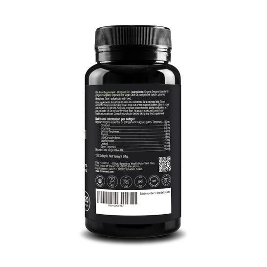 Zenement Aceite de Orégano Ecológico 120 perlas