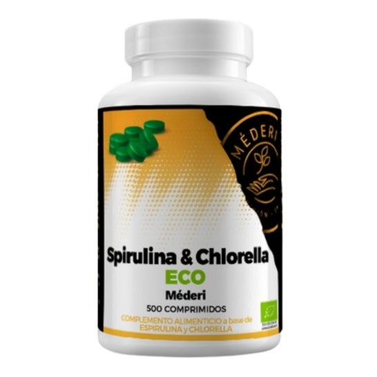 Méderi Spirulina y Chlorella Bio 500 comp