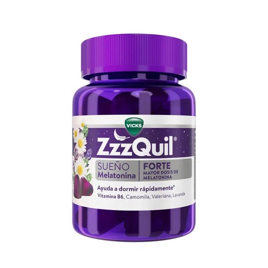 ZzzQuil Natura Forte Sabor Frutos del Bosque Gummies 30uds