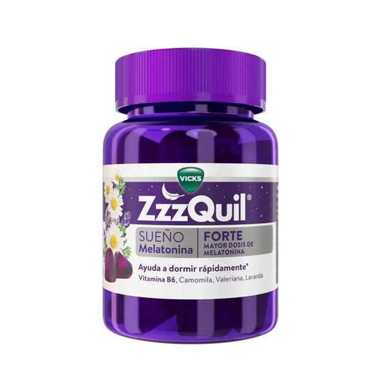 ZzzQuil Natura Forte Sabor Frutos del Bosque Gummies 30uds