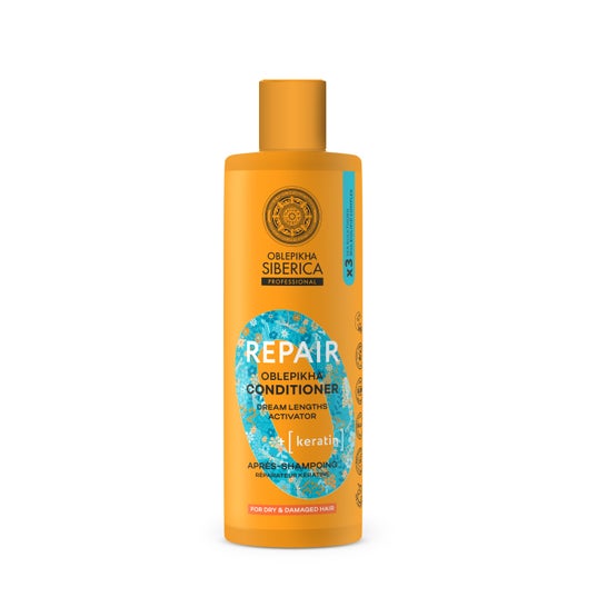 Natura Siberica Oblepikha Acondicionador Reparad Queratina 400 ml