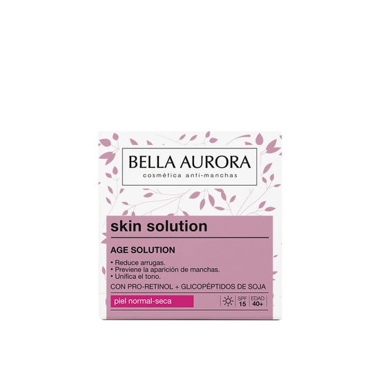 Bella Aurora Skin Solution Age Solution Crema Día Anti-Arrugas Reafirmante Piel Normal-Seca 50ml