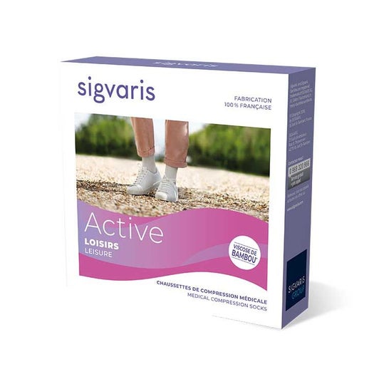 Sigvaris 2 Active Leisure Calcetin Mujer Rosa Normal TM 1 Par