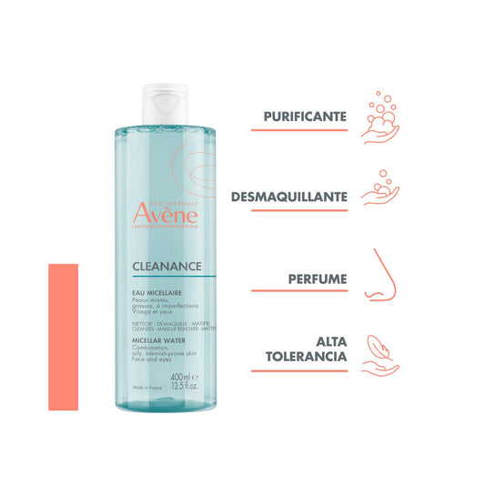 Avène Cleanance Agua Micelar Piel Grasa o Imperfecciones 400ml