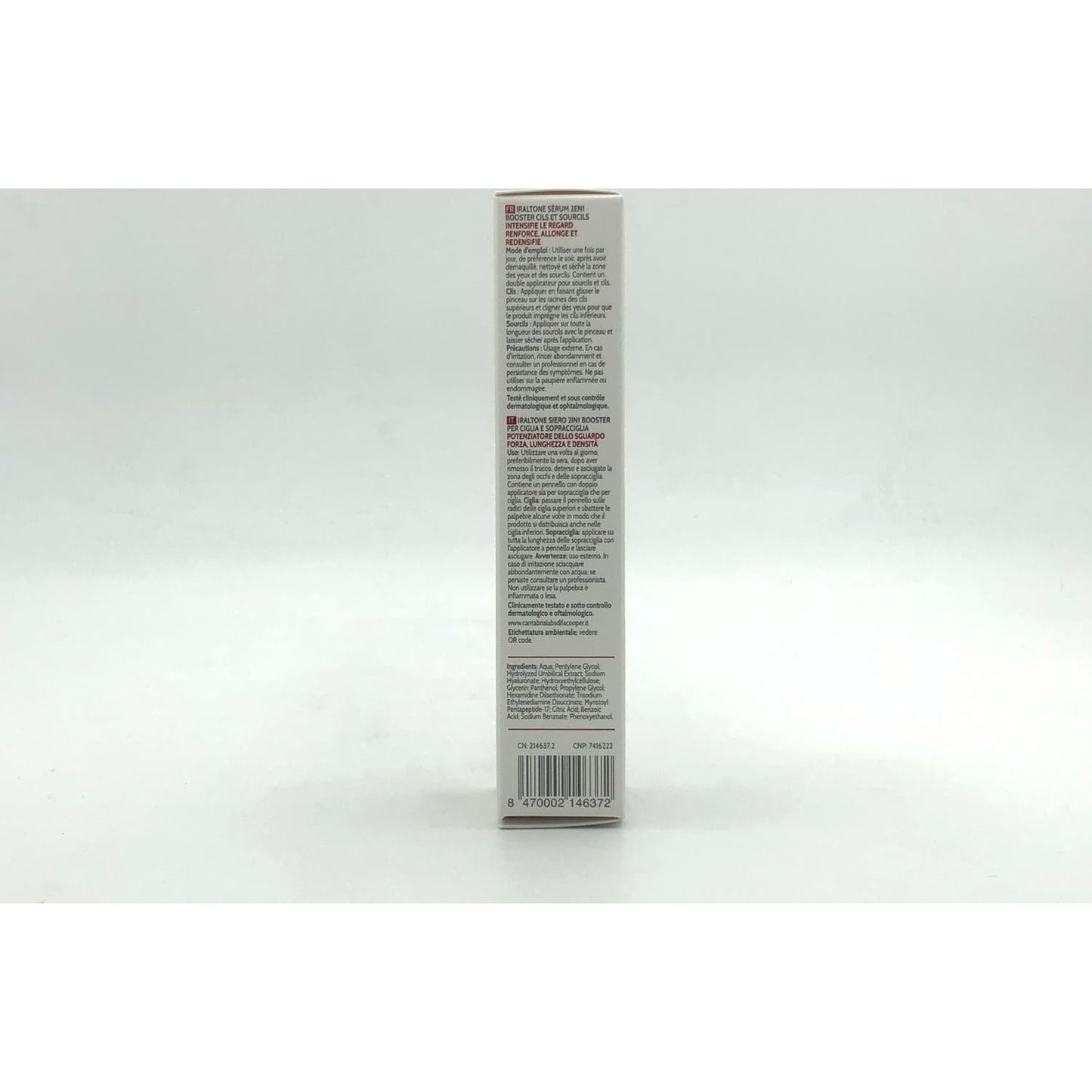 Iraltone Serum 2 en 1 Potenciador de Pestañas y Cejas 10ml