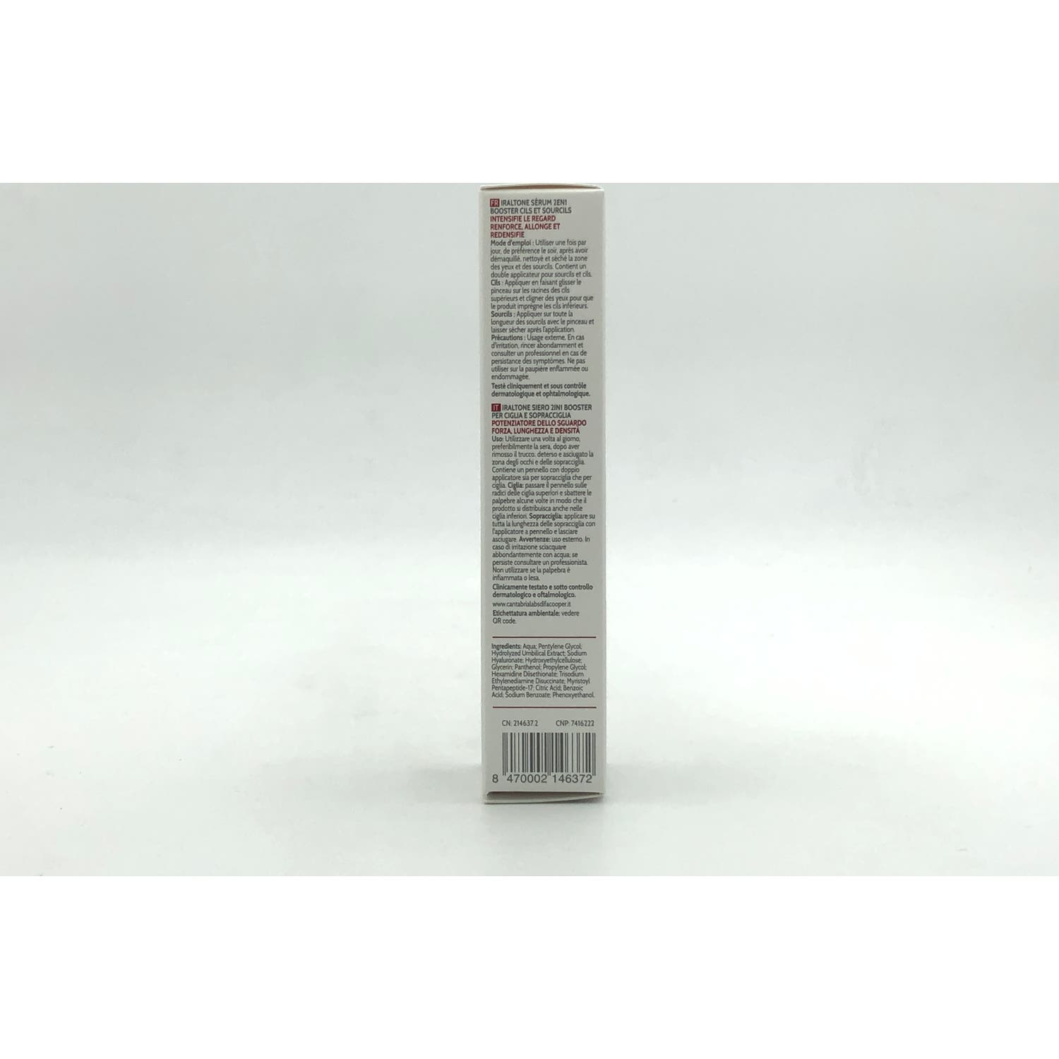 Iraltone Serum 2 en 1 Potenciador de Pestañas y Cejas 10ml