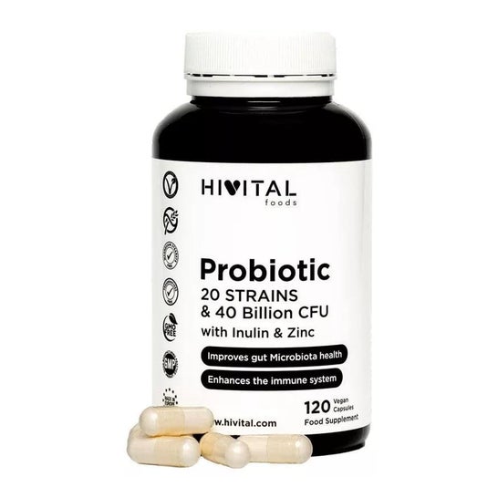Hivital Foods Probiotic 20 Strain 120caps