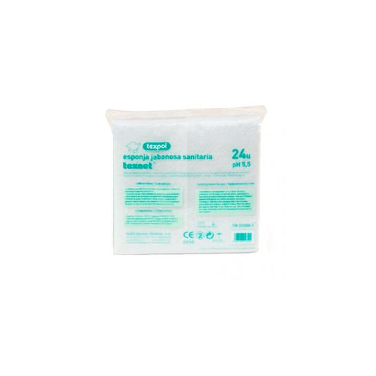Texpol esponja enjabonada desechable 24uds