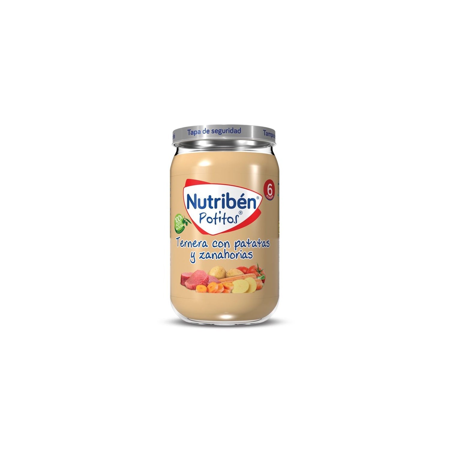 Nutriben Potito Ternera con Patatas y Zanahorias 235g