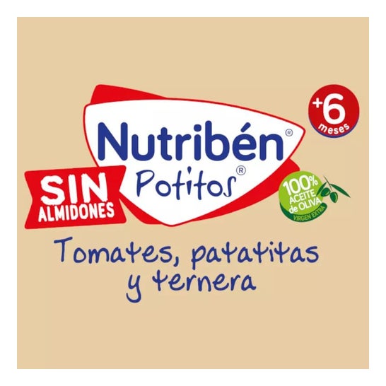 Nutriben Potito Ternera con Patatas y Zanahorias 235g