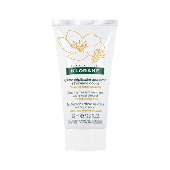 Klorane Crema Depiladora Calmante Con Almendra Dulce 75ml