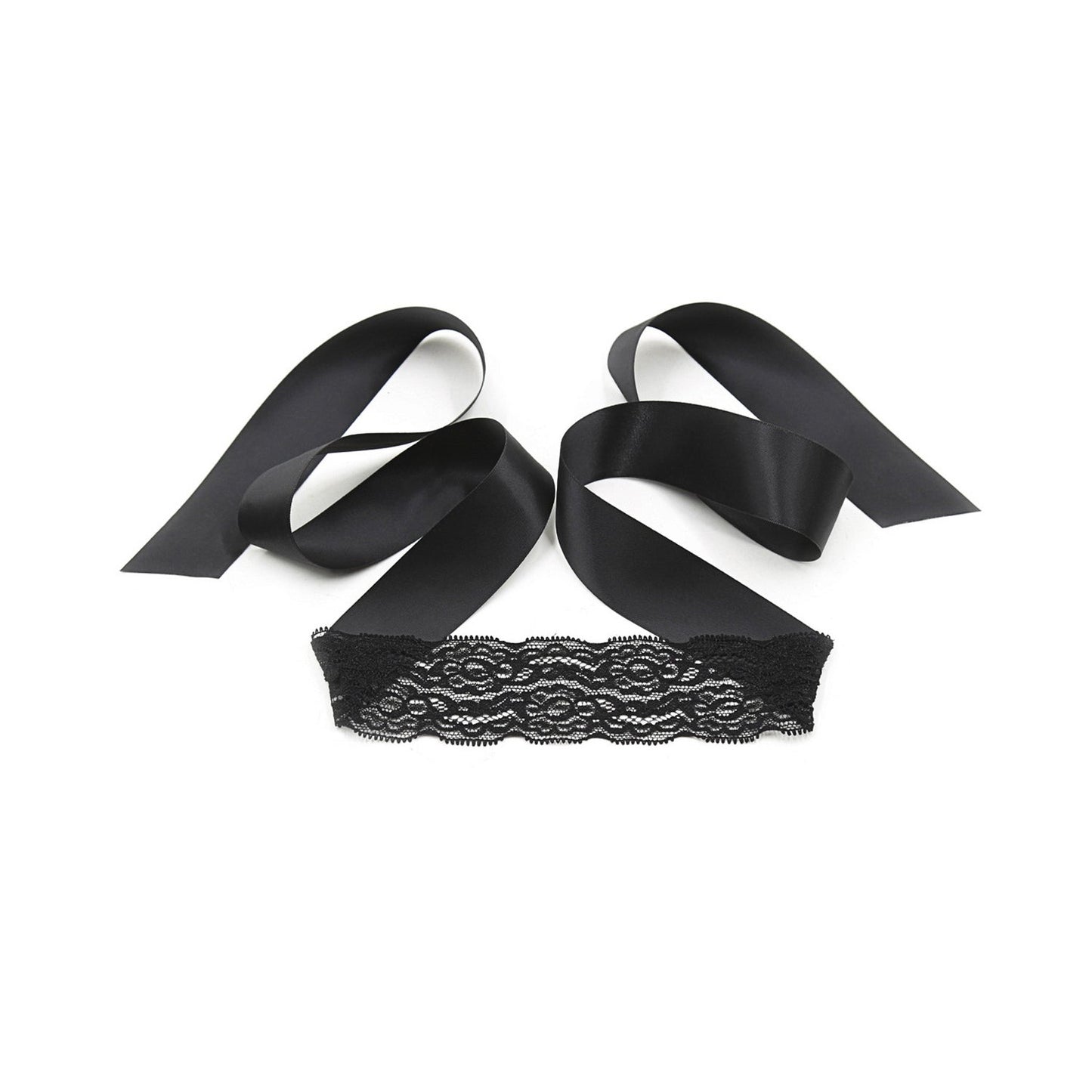 Crushious Set Lace Me Up Encaje Negro 3uds