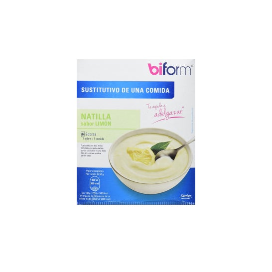 Biform Natillas Limón 6 Sobres