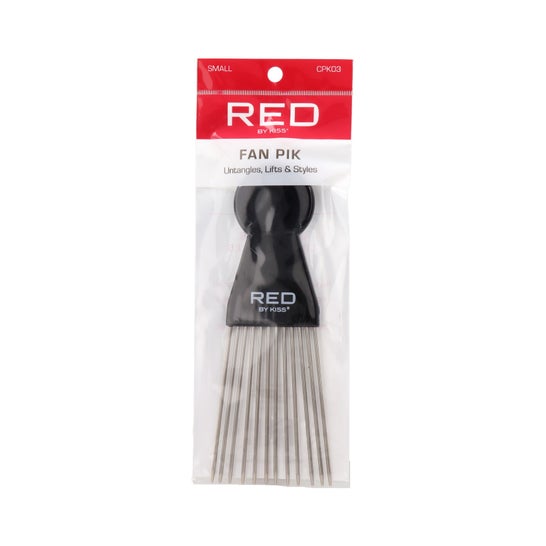Red By Kiss Fan Pik Untangles Lifts & Styles Small 1 ud