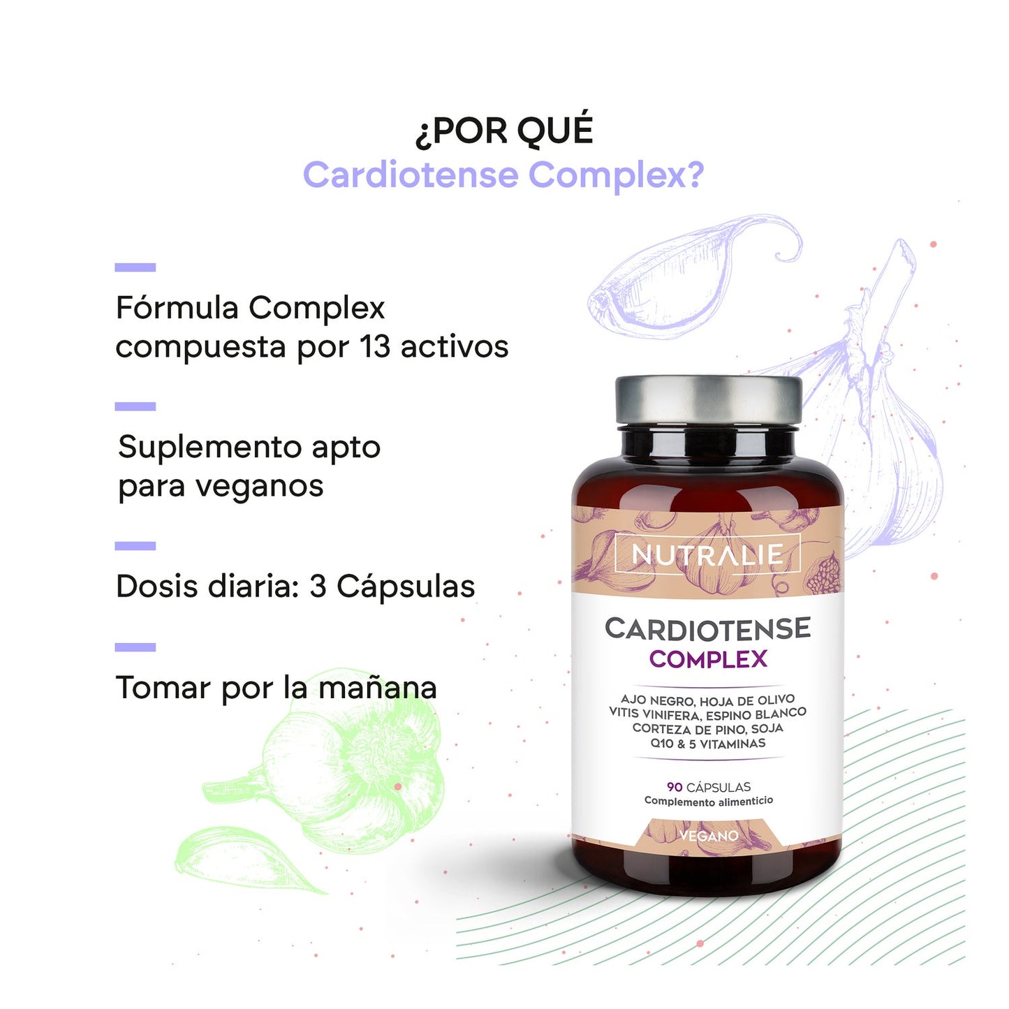 Nutralie Cardiotense Complex 11250mg 90caps